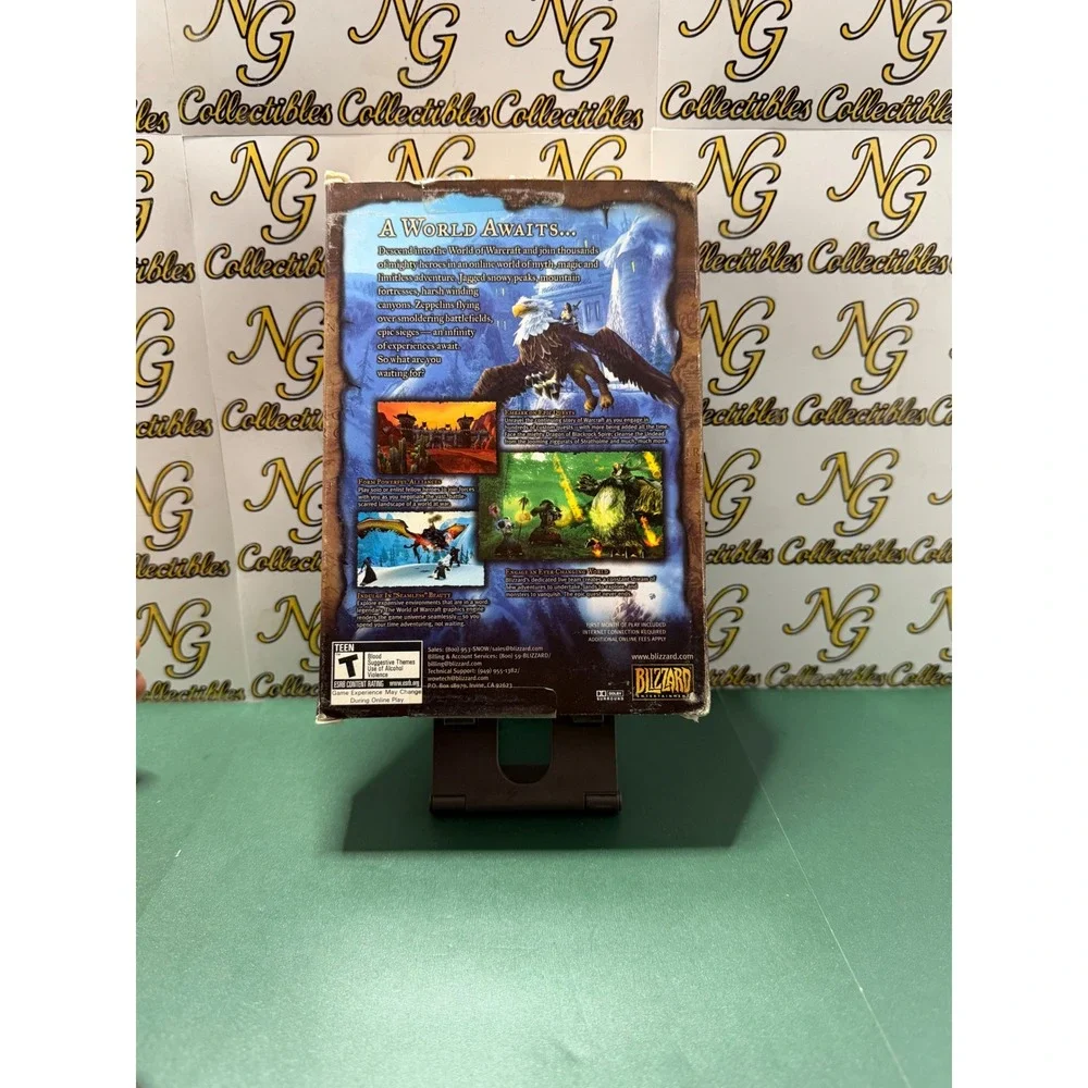 World of Warcraft Wrath of the Lich King PC Mac Expansion Set Blizzard 2008 Box